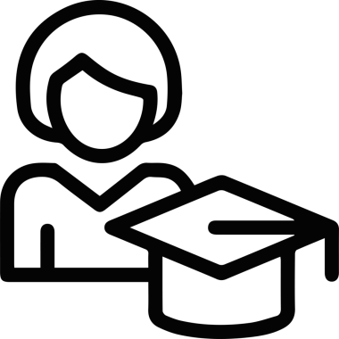 Şapka simgesi vektör çizimi