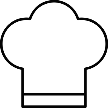 Şapka simgesi vektör çizimi