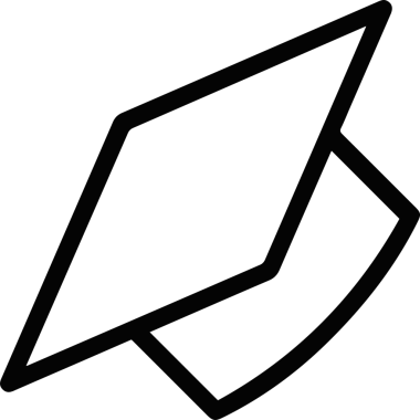 Şapka simgesi vektör çizimi