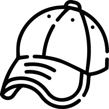 Şapka simgesi vektör çizimi