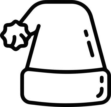 Şapka simgesi vektör çizimi