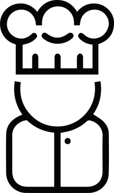 Şapka simgesi vektör çizimi