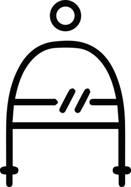 Şapka simgesi vektör çizimi