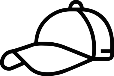 Şapka simgesi vektör çizimi