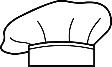 Şapka simgesi vektör çizimi