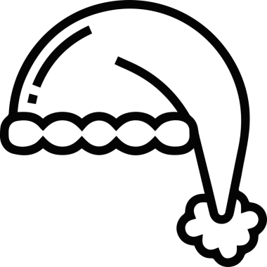 Şapka simgesi vektör çizimi