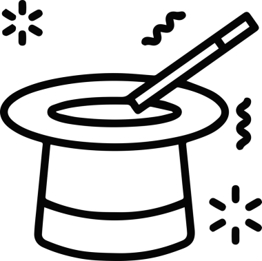 Şapka simgesi vektör çizimi