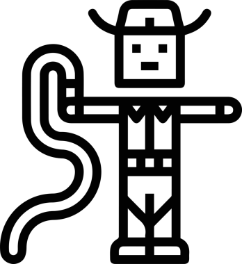 Şapka simgesi vektör çizimi