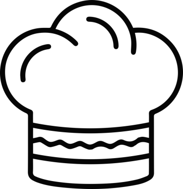 Şapka simgesi vektör çizimi