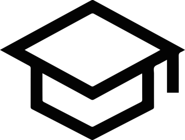 Şapka simgesi vektör çizimi