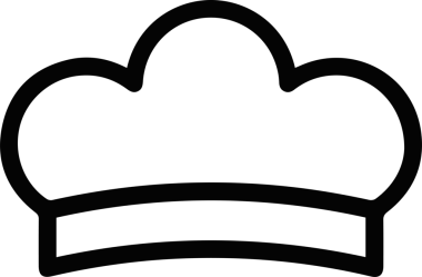 Şapka simgesi vektör çizimi