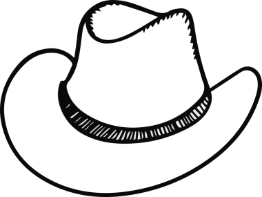 Şapka simgesi vektör çizimi