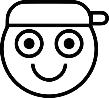 Şapka simgesi vektör çizimi