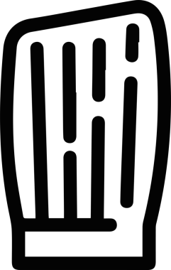 Şapka simgesi vektör çizimi