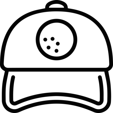 Şapka simgesi vektör çizimi