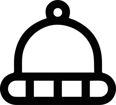 Şapka simgesi vektör çizimi