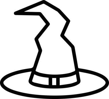 Şapka simgesi vektör çizimi