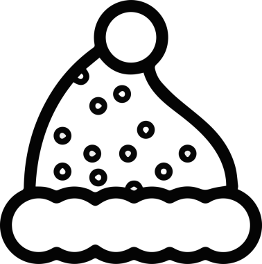 Şapka simgesi vektör çizimi