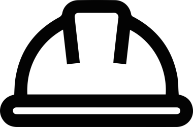 Şapka simgesi vektör çizimi