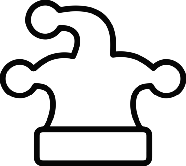 Şapka simgesi vektör çizimi