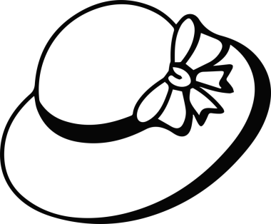 Şapka simgesi vektör çizimi