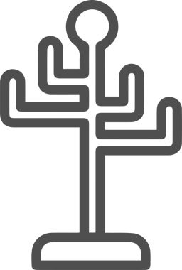 Şapka simgesi vektör çizimi