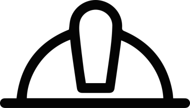 Şapka simgesi vektör çizimi