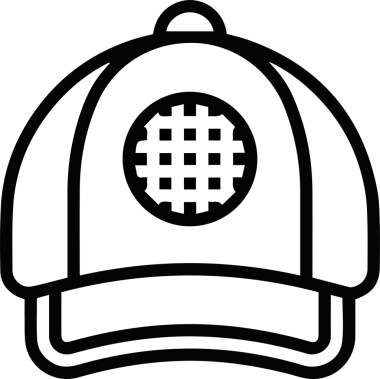 Şapka simgesi vektör çizimi