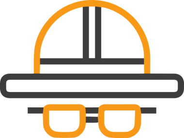 Şapka simgesi vektör çizimi