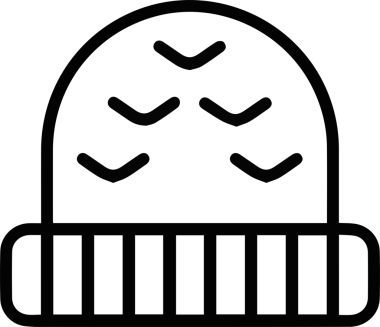 Şapka simgesi vektör çizimi