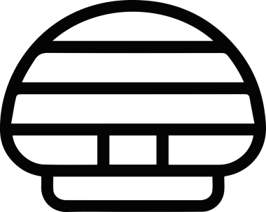 Şapka simgesi vektör çizimi