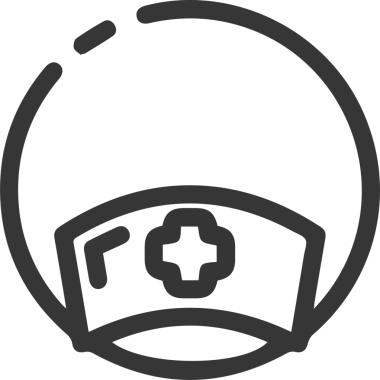 Şapka simgesi vektör çizimi