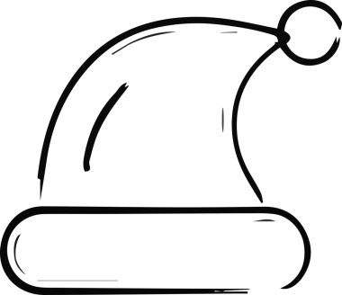 Şapka simgesi vektör çizimi