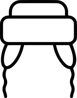 Şapka simgesi vektör çizimi