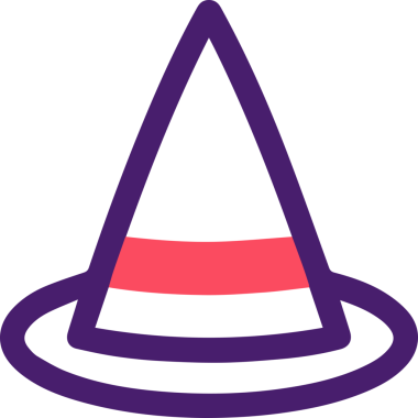 Şapka simgesi vektör çizimi