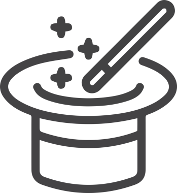 Şapka simgesi vektör çizimi