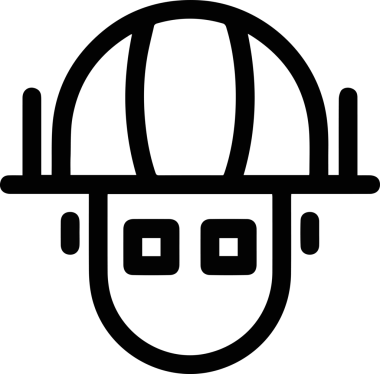 Şapka simgesi vektör çizimi