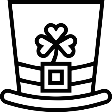 Şapka simgesi vektör çizimi