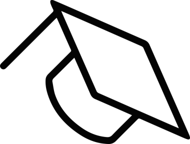 Şapka simgesi vektör çizimi