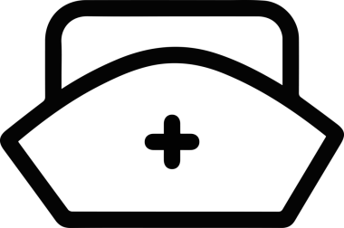 Şapka simgesi vektör çizimi