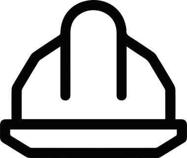 Şapka simgesi vektör çizimi