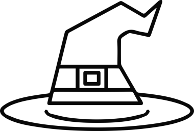 Şapka simgesi vektör çizimi