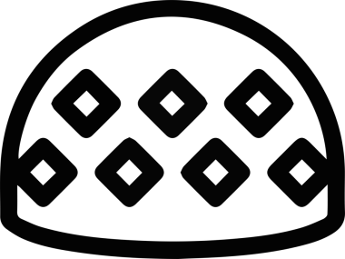 Şapka simgesi vektör çizimi