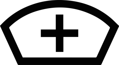 Şapka simgesi vektör çizimi