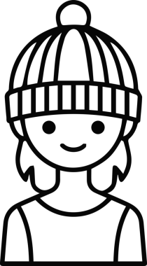 Şapka simgesi vektör çizimi