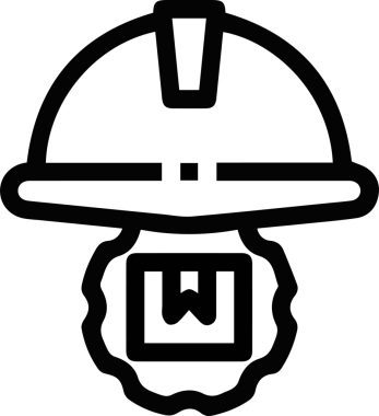 Şapka simgesi vektör çizimi