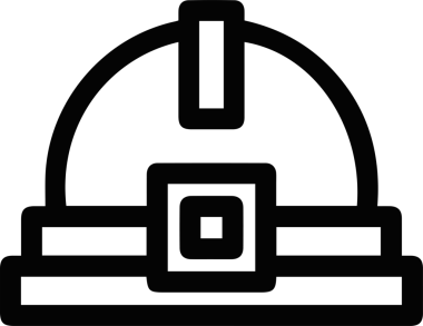 Şapka simgesi vektör çizimi