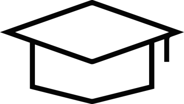 Şapka simgesi vektör çizimi