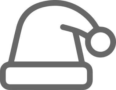 Şapka simgesi vektör çizimi