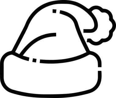 Şapka simgesi vektör çizimi